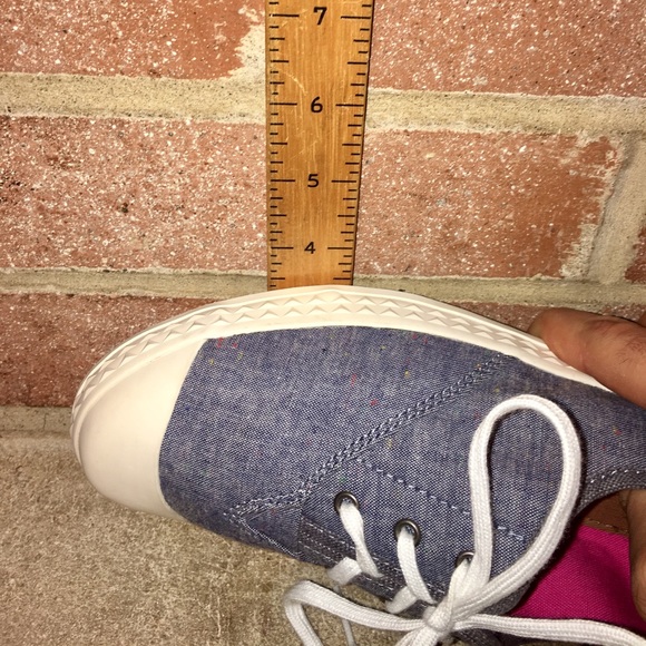 Toms youth denim lace up size 5Y casual comfort - Picture 7 of 7